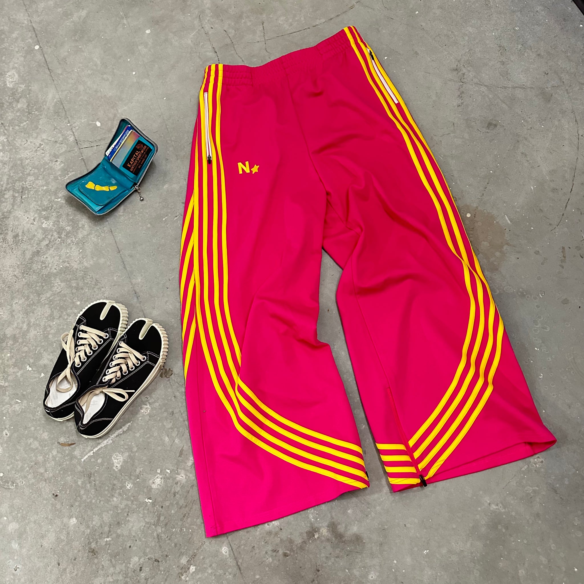 Slouchy track pants sales